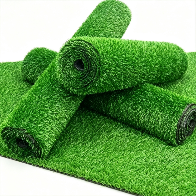 Landscaping Artificial Turf, 30‑60mm Lush Synthetic Grass for Villa Backyard Garden & Commercial Landscape Decoration