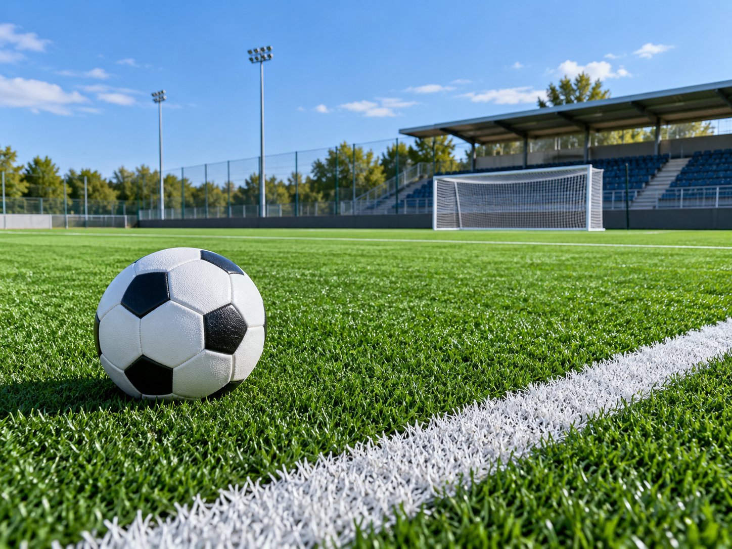 Sports Artificial Grass for Football Field and Multi Purpose Sports Court