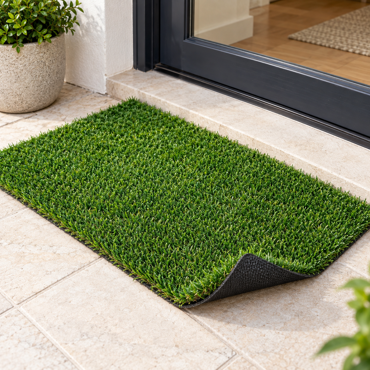 Leisure Artificial Grass with Short Blades for Home and Commercial Landscaping