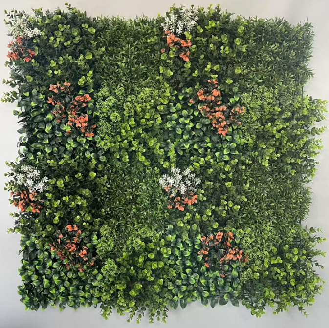 Artificial Plant Wall for Vertical Green Decoration Indoor & Outdoor Projects