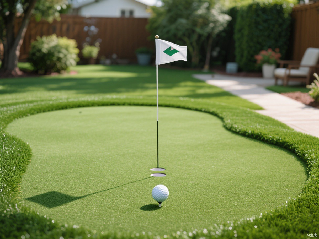 High Density Golf Putting Green Turf, Professional Short Pile Artificial Grass for Golf Course & Backyard Practice