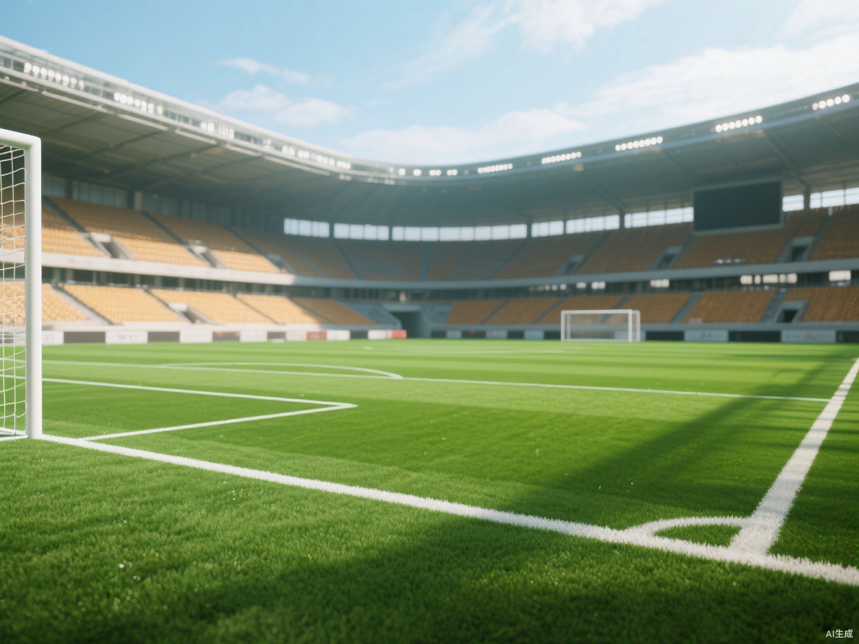 Durable Sports Artificial Turf, Multipurpose Athletic Grass for Football Fields and Sports Courts