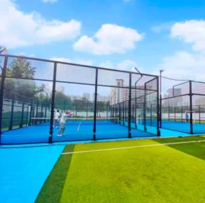 10*20m Fully Equipped Artificial Turf Padel Court System for Outdoor Sports