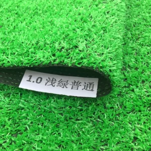 10mm Short Pile Artificial Turf Light Green Artificial Grass Mat Waterproof Synthetic Lawn for Outdoor Wall Fence & Landscape