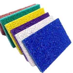 13mm Hybrid Breathable Plastic Track Granules for Kindergartens and School Playgrounds