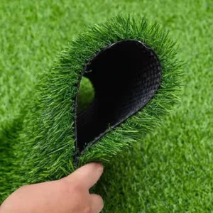 20mm Natural Deep Green Artificial Grass High Density PP Synthetic Turf for Backyard Garden Easy Install Cut to Length
