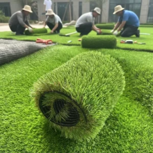 25mm Natural Landscape Turf Synthetic Lawn Artificial Grass Anti-UV for Indoor Outdoor Playground