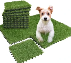 30*30 60*60 Self Draining Interlocking Deck Grass Tiles Artificial Grass for Garden Backyard Kindergarten Pet Dog