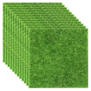 30 x 30cm Square Interlocking Artificial Grass Tiles for Events and Landscape Decor
