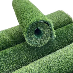30mm Artificial Grass Carpet, Natural-Looking, UV-Resistant, Factory Supply for Landscaping and Sports Flooring