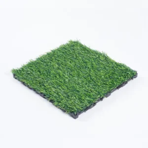 30x30cm Outdoor Anti-Slip Plastic Interlocking Artificial Grass Deck Tiles for Gardens