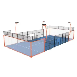 360 Degree Transparent Padel Tennis Court for Resort and Commercial Sports