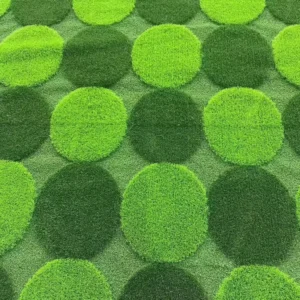 3D Artificial Grass with Logo and Landscape Patterns for Indoor and Outdoor Decoration