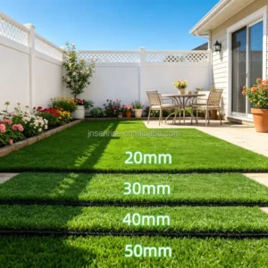 4-Color Artificial Grass 25mm 30mm 40mm Outdoor Synthetic Lawn Carpet Garden Landscaping Turf