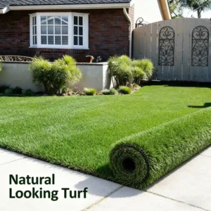 40mm 4-Tone Dense Artificial Grass for Villa Landscaping and Garden Decoration