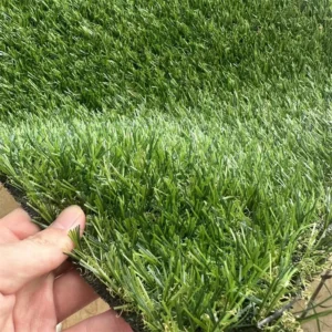 40mm/50mm PE Artificial Grass Turf, Natural Green High-Density Synthetic Lawn for Home Gardens