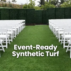 40mm Artificial Grass Realistic 4-Tone Dense Synthetic Turf for Residential Courtyard Decor