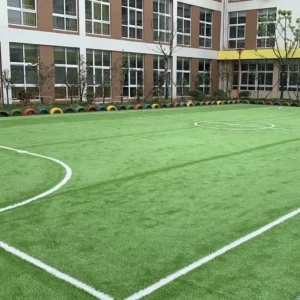 45mm 50mm Heavy-Duty Football Artificial Grass Rubber Granule-Filled Synthetic Sports Turf Roll for Outdoor Soccer Pitches
