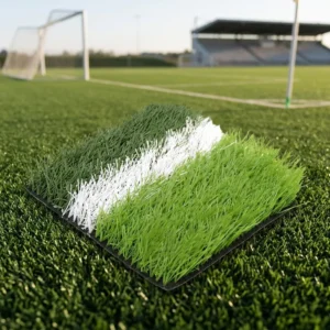 50 mm PE Artificial Grass Turf High Density Waterproof Fire Resistant Sports Ground