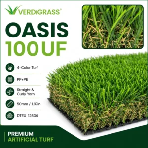 50mm 100UF Artificial Grass for Urban Parks