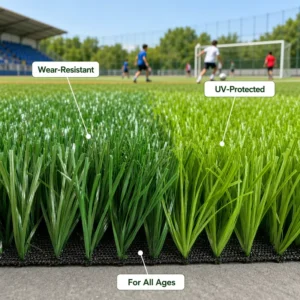 50mm 60mm Artificial Turf for Football, Rugby, Lacrosse and Hockey