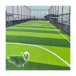 10mm Fibrillated Astro Turf For Tennis & Cricket Multiuse Artificial Turf Grass