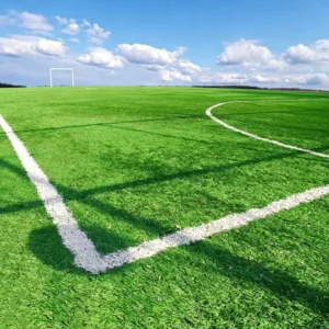 50mm Mixed Green PE 12000 Dtex Synthetic Turf Wear Resistant Artificial Soccer Grass Carpet for Football Pitch