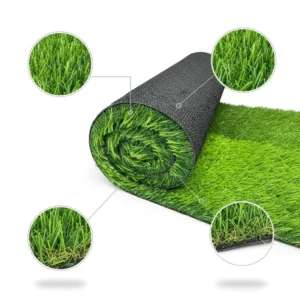 50mm Pile Height PE Artificial Football Grass Turf for Outdoor Soccer Fields 5-Year Lifetime