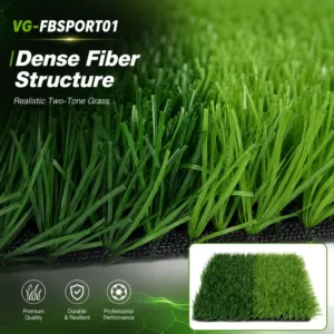 50mm Soft Football Grass for European Standard Stadium Sports Field High Density UV-Resistant Synthetic Soccer Turf