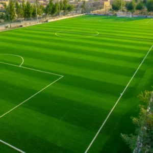 7-a-side 11-a-side Football Pitch Artificial Turf Wear Resistant for Outdoor Sports Areas