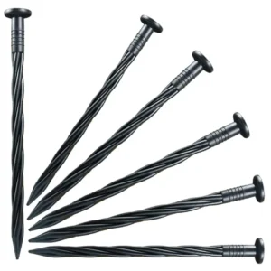 8 Inch Plastic Landscape Edging Anchoring Stakes Lawn Yard Spikes for Paver Edging Weed Barrier Tent Artificial Turf