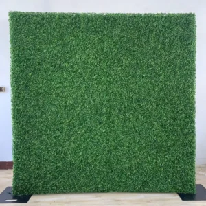 8ft x 8ft Roll-Up Artificial Hedge Wall Backdrop for Events and Weddings