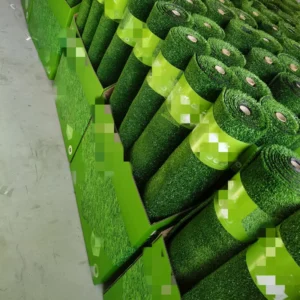 8mm 9mm 10mm Custom Packaging Landscaping Grass Turf Indoor Outdoor Green Artificial Grass Mat