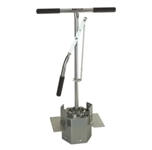 9 Inch Hex Plugger Durable Galvanized Steel Turf Repair Tool for Golf Tees and Athletic Fields