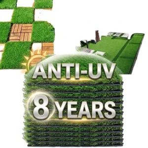 A3 30mm Artificial Grass Landscape Synthetic Turf for Garden and Hotel Decoration