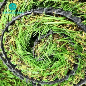 All-Weather Fake Grass Turf UV-Stabilized Fade-Resistant Artificial Lawn with Drainage and Shock Absorption