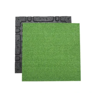 Anti-Slip Training Mats with Shock-Absorbing and Sound-Absorbing Rubber Artificial Turf