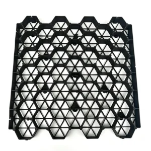 Anti-UV Permeable Plastic Grass Paver Gravel-Fixing Grid for Fire Escape Lanes, Parking Lots, and Landscaping