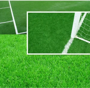 Artificial Football Turf 50 mm Non slip Synthetic Grass for Soccer Field Outside