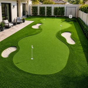 Artificial Golf Putting Green Turf for Backyard Practice Garden Mini Golf Course Landscaping Use UV Resistant Grass