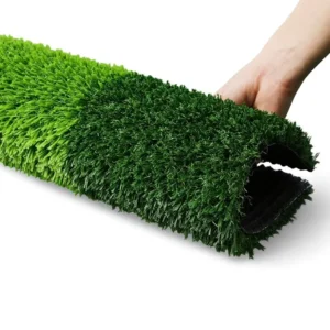 Artificial Grass Carpet Rooftop Garden Project Perimeter Fencing Artificial Turf 30mm Pile Height Rubber Backing