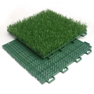 Artificial Grass Carpet Tiles Plastic for Indoor/Outdoor Garden Balcony Backyard Flooring