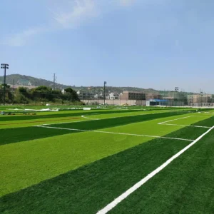 Artificial Grass Football Pitch with 40mm 60mm Pile Height Waterproof Plastic for Sports Field