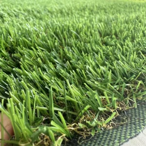 Artificial Grass Lawn Green Plastic 20mm Durable Eco Friendly Waterproof Fireproof Landscaping for Backyard Sports