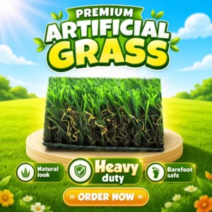 Artificial Grass Synthetic Turf 20-40mm PE PP Lawn Mat for Garden Landscaping