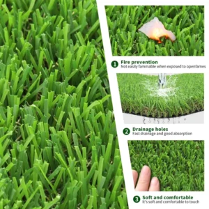 Artificial Grass Turf Outdoor Garden Turf Roll Synthetic Grass Football Grass Heat and UV Resistant