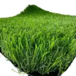 Artificial Grass with Long Curved Yarns Highly Elastic No-Infill for Sports Garden Backyard