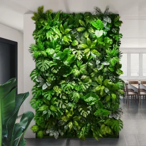Artificial Green Plants Wall Lawn Grass Greenery Fake Panel Vertical Garden Hanging Leaves for Wedding Decor