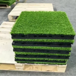 Artificial Synthetic Grass Turf Rubber Mat Shock Absorbing Indoor Outdoor