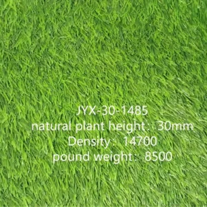 Artificial Turf Football Soccer Field 30MM Pile Height High Density 3 Colors 2.0m Width 10sqm Packing